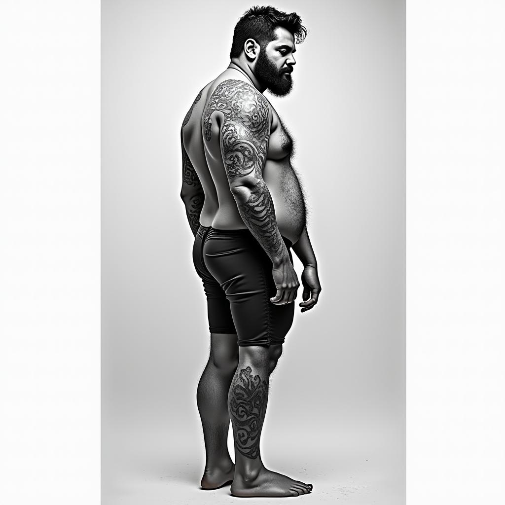 Óscar weighs in CDMXhigly detailed tattoo
