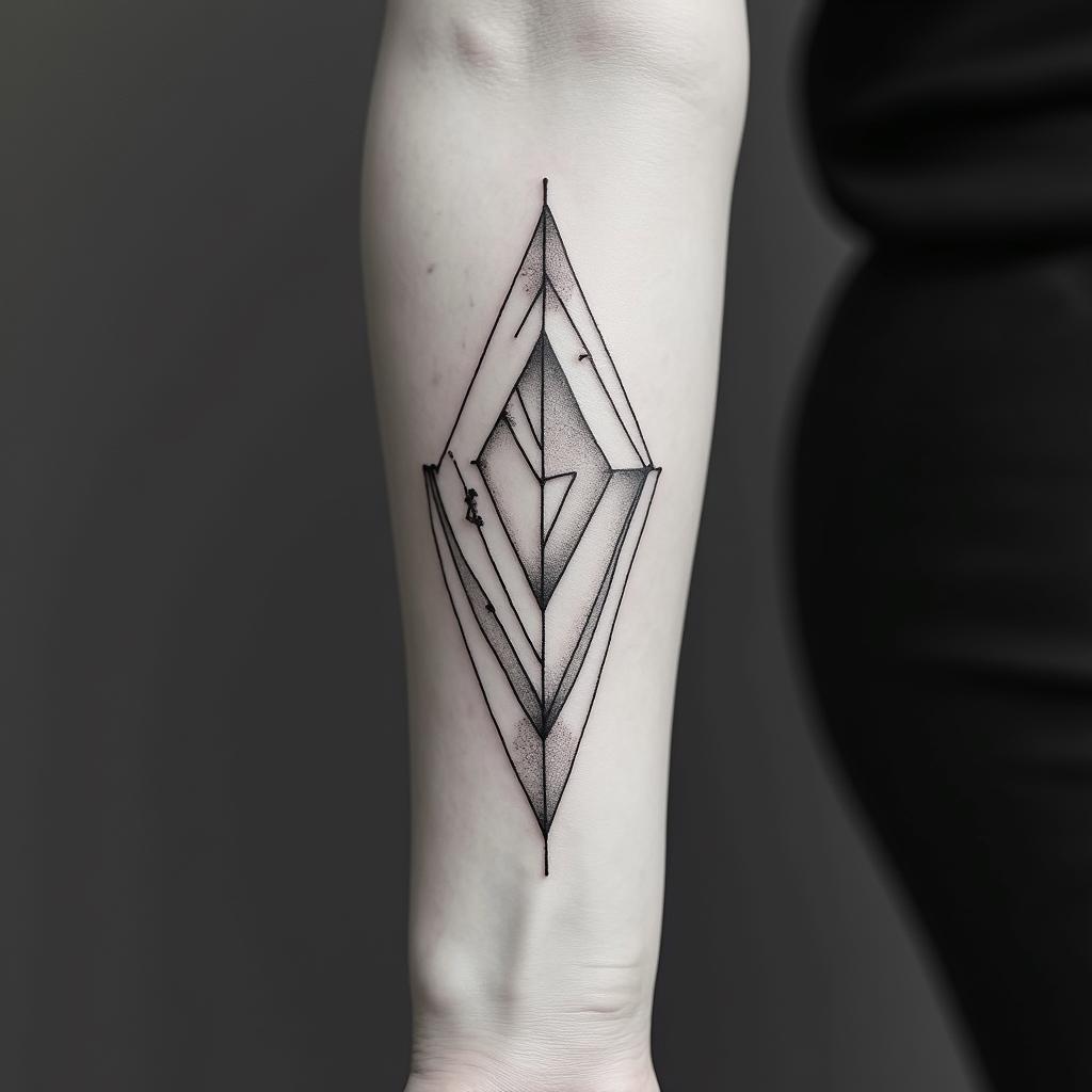 Include names Nate Jobe Kade Thea Grace Ted William Josie Elsie Winnie Estherin minimalist style tattoo, featuring simple shapes and fine lines, with minimal shading and details, tiny triangles, creating a sense of balance and harmony - Variation 3