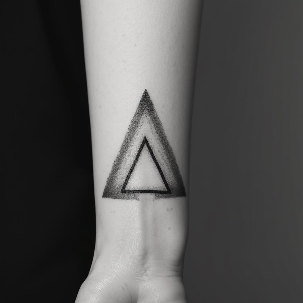 Include names Nate Jobe Kade Thea Grace Ted William Josie Elsie Winnie Estherin minimalist style tattoo, featuring simple shapes and fine lines, with minimal shading and details, tiny triangles, creating a sense of balance and harmony