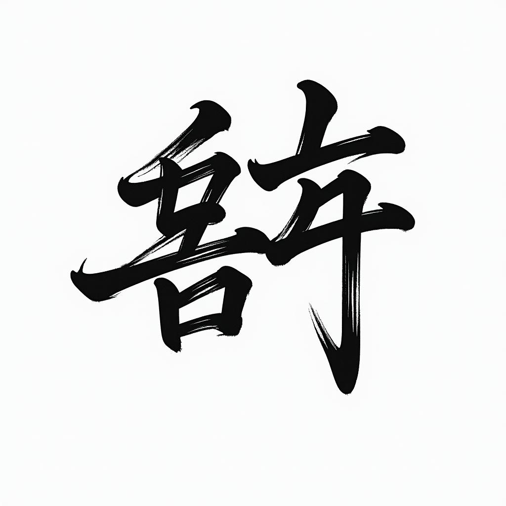Scaletext-based tattoo, japanese font ultra-realistic, perfectly placed, high-quality font design, photo-realistic shading, 8k, high quality, finely detailed typograph - Variation 1