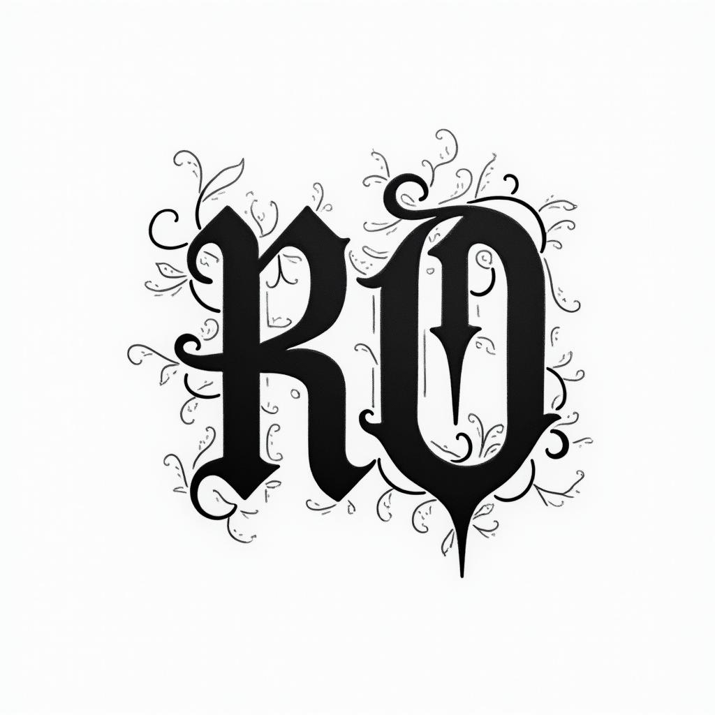 The word “φιλότιμο” with shade and little art around ittext-based tattoo, gothic font ultra-realistic, perfectly placed, high-quality font design, photo-realistic shading, 8k, high quality, finely detailed typography - Variation 4