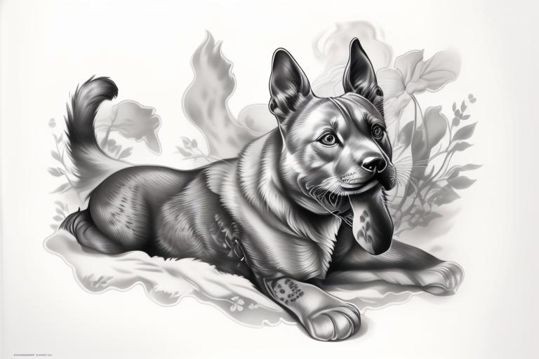A highly detailed and lifelike composition, tattoo art, realism style, ultra-high resolution, smooth gradients and intricate textures, monochromatic black-and-gray tones, diffused soft lighting for natural depth.undefined - Variation 202