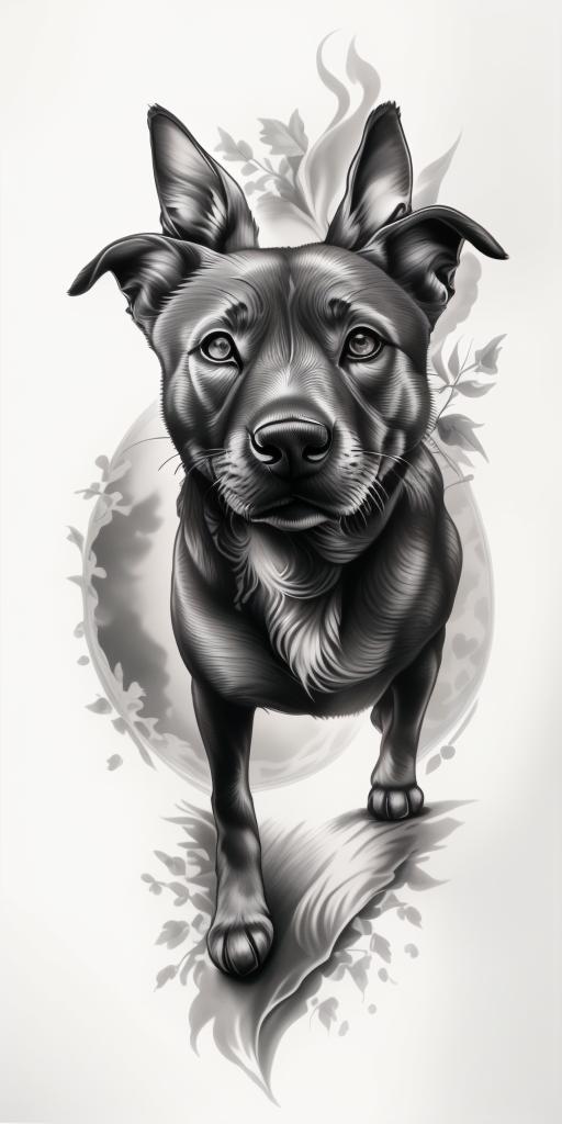 A highly detailed and lifelike composition, tattoo art, realism style, ultra-high resolution, smooth gradients and intricate textures, monochromatic black-and-gray tones, diffused soft lighting for natural depth.undefined - Variation 190