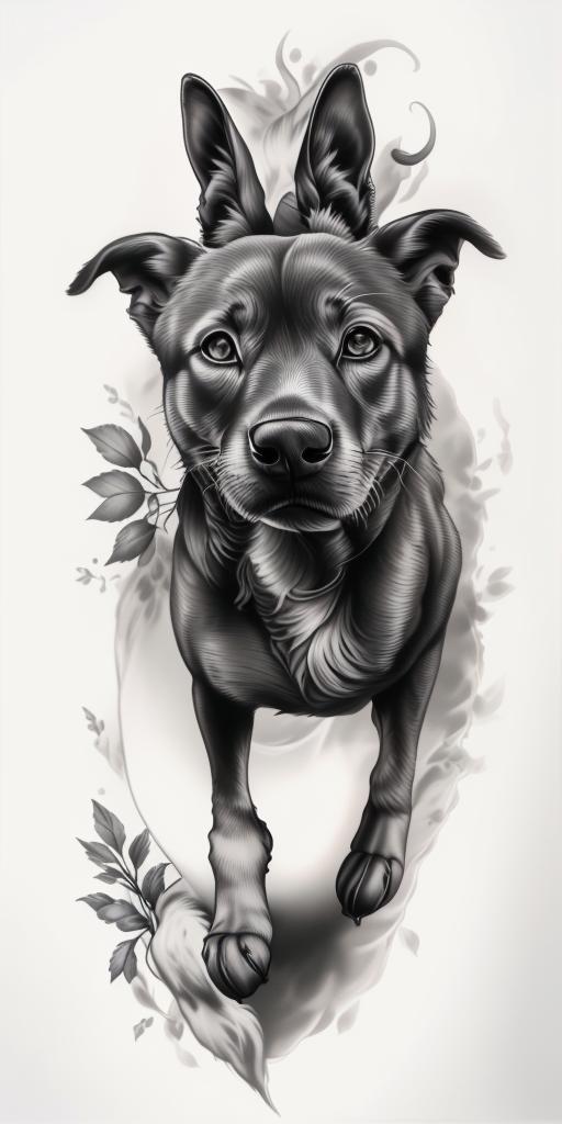 A highly detailed and lifelike composition, tattoo art, realism style, ultra-high resolution, smooth gradients and intricate textures, monochromatic black-and-gray tones, diffused soft lighting for natural depth.undefined - Variation 195