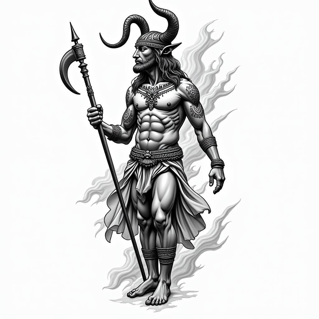 Salvador Eloy Sagittarius Mexicoin authentic tattoo style, incorporating traditional modifications, bold black outlines, solid color fills, featuring classic authentic elements - Variation 2