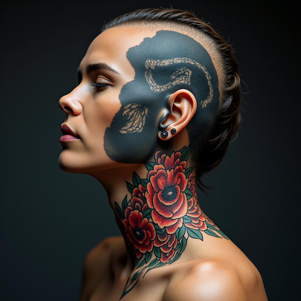 Gorillahigly detailed tattoo - Variation 2