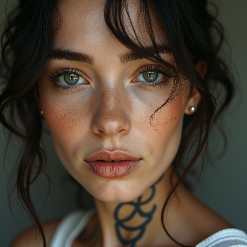 Reflect my lifein bohemian style tattoo, 8k - Variation 4