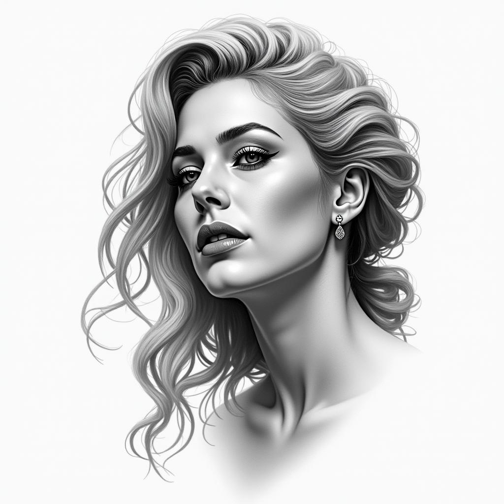 Rose, first name Rose, date 26/02/2018, momin realism tattoo style, featuring a highly detailed, lifelike, capturing every detail, photorealistic, ultra realistic, intricate shading, smooth and sharp,   - Variation 4