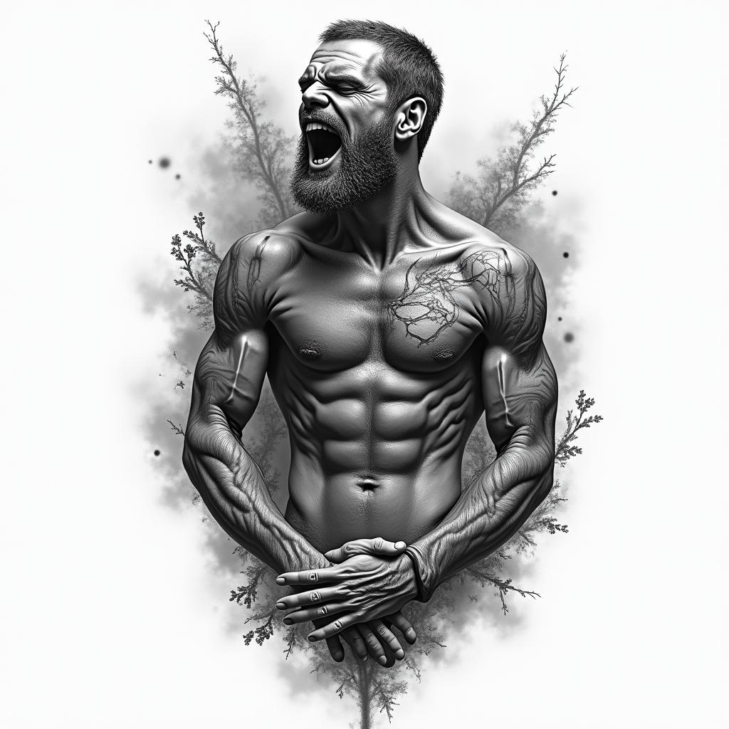 Trust no onehigly detailed tattoo - Variation 2
