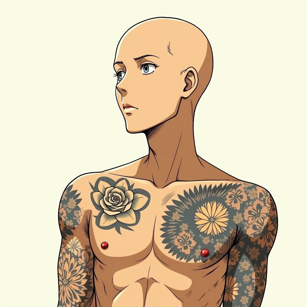 Dragon Ball Z, One Piece, Naruto, and Solo Leveling all together.Ghibli, Studio Ghibli aesthetic, hand-drawn anime style, retro nostalgic atmosphere, retro soft pastel color palette with earthy tones, retro Japanese cinematic shot, yellow tint effect, bald character, smooth surface, anime shadow 90's anime style - Variation 3