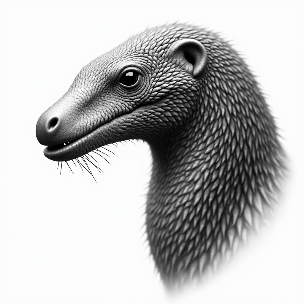 Anteaterin realism tattoo style, featuring a highly detailed, lifelike, capturing every detail, photorealistic, ultra realistic, intricate shading, smooth and sharp,   - Variation 3