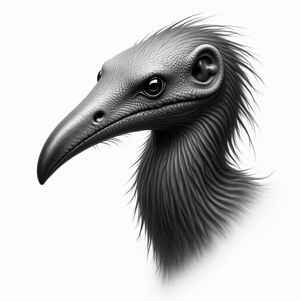 Anteaterin realism tattoo style, featuring a highly detailed, lifelike, capturing every detail, photorealistic, ultra realistic, intricate shading, smooth and sharp,   - Variation 4