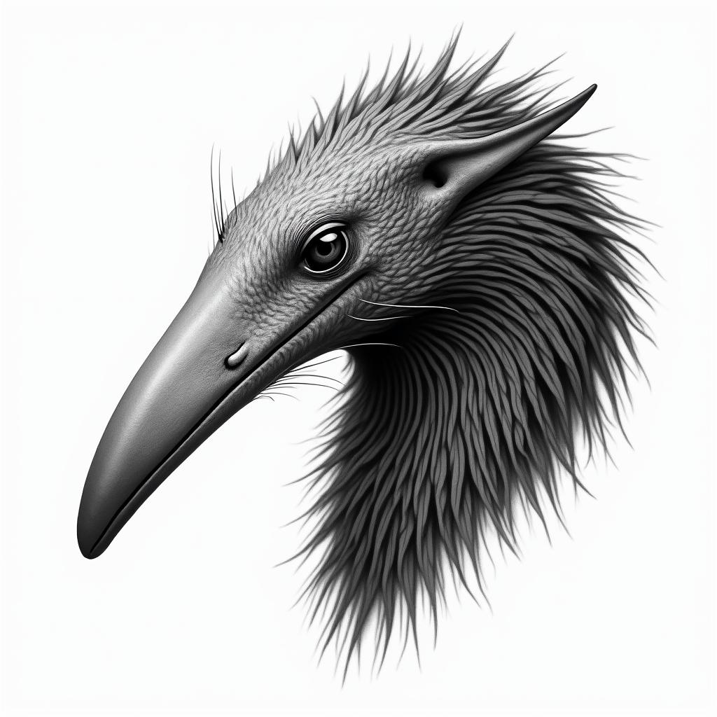 Anteaterin realism tattoo style, featuring a highly detailed, lifelike, capturing every detail, photorealistic, ultra realistic, intricate shading, smooth and sharp,   - Variation 2