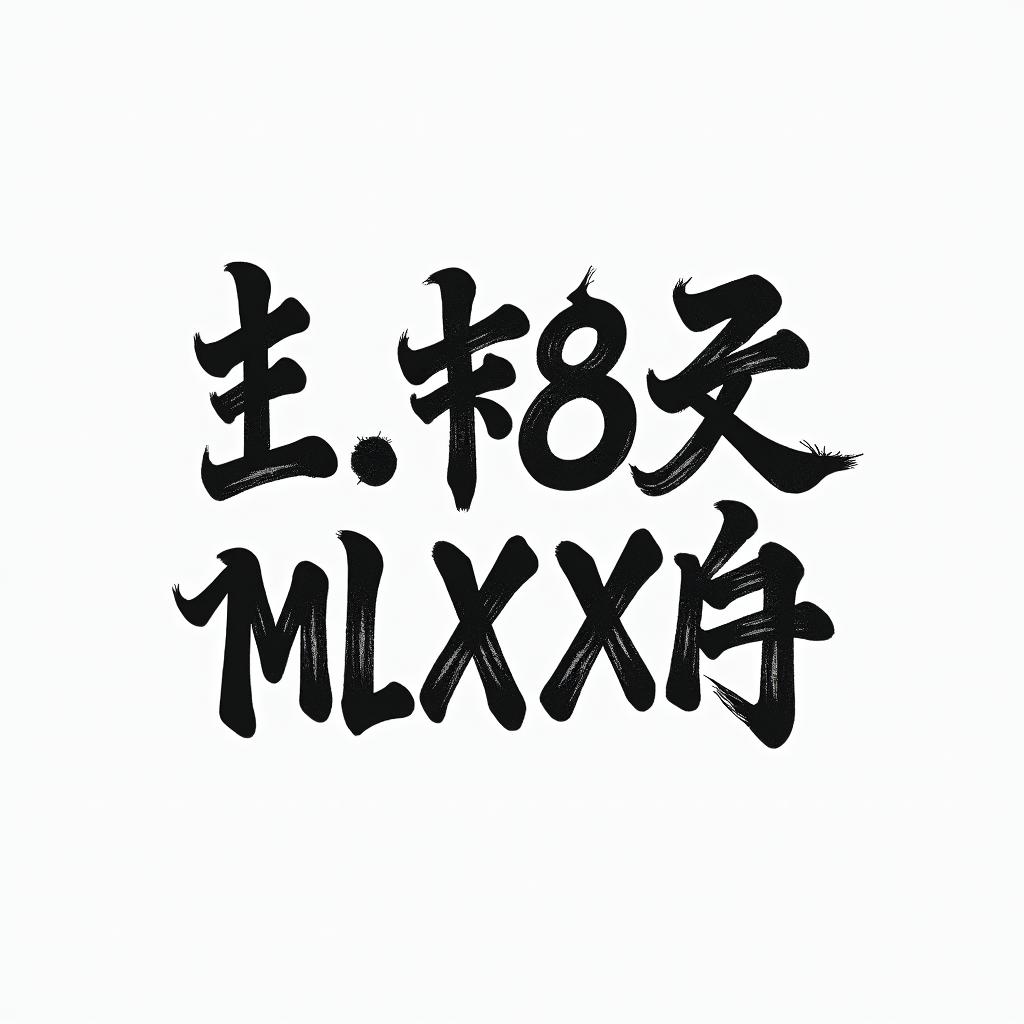 L.IV.MCMLXXXIV translates to 1984 in English.text-based tattoo, japanese font ultra-realistic, perfectly placed, high-quality font design, photo-realistic shading, 8k, high quality, finely detailed typograph - Variation 3