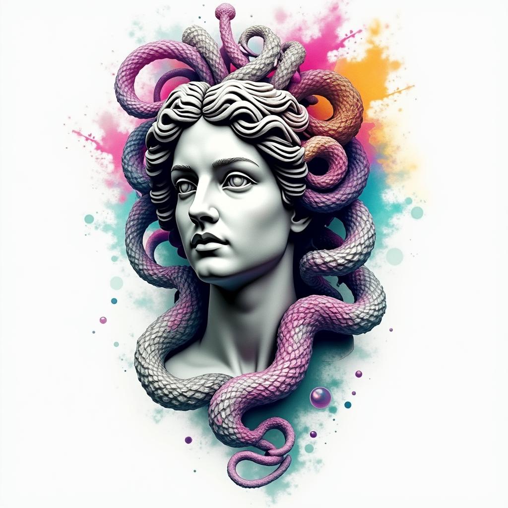 Glitch tattoo example 3