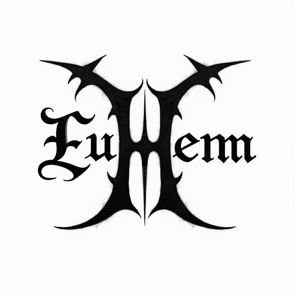 Catalina Gemini Francisco Libratext-based tattoo, gothic font ultra-realistic, perfectly placed, high-quality font design, photo-realistic shading, 8k, high quality, finely detailed typography - Variation 2