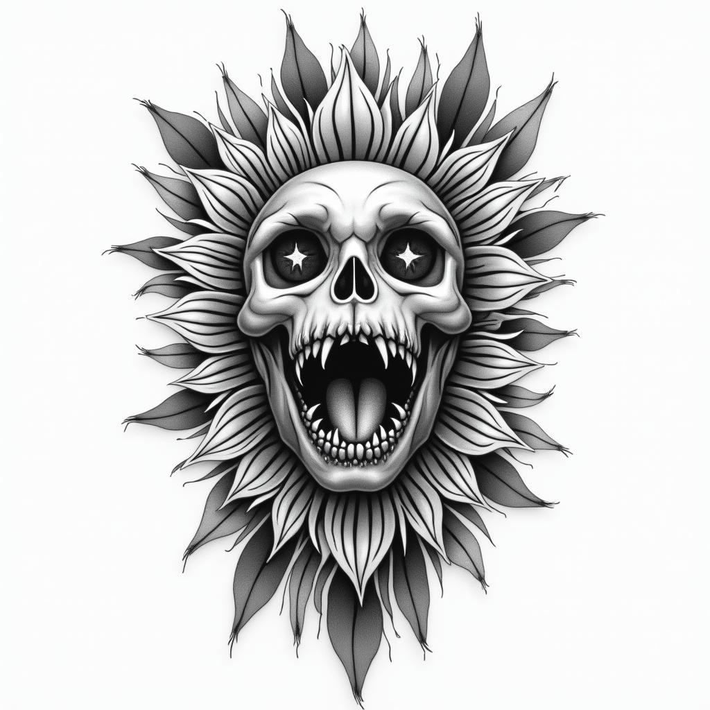 Don’t worry about
the days cause every little thing is gonna be alrighthigly detailed tattoo - Variation 4