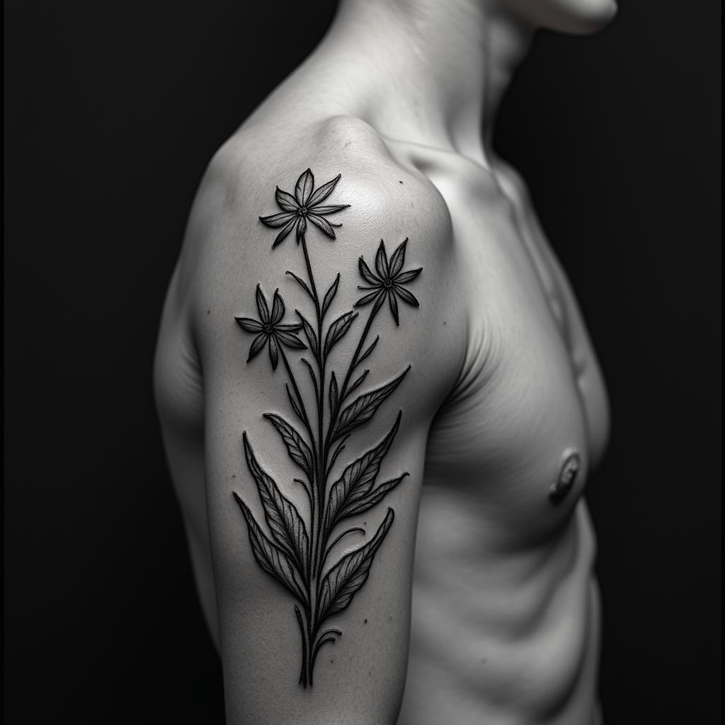 Cerezohigly detailed tattoo - Variation 4