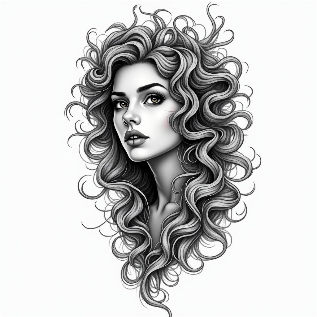 Jairo, Gemini, ria de Aldánhigly detailed tattoo - Variation 4