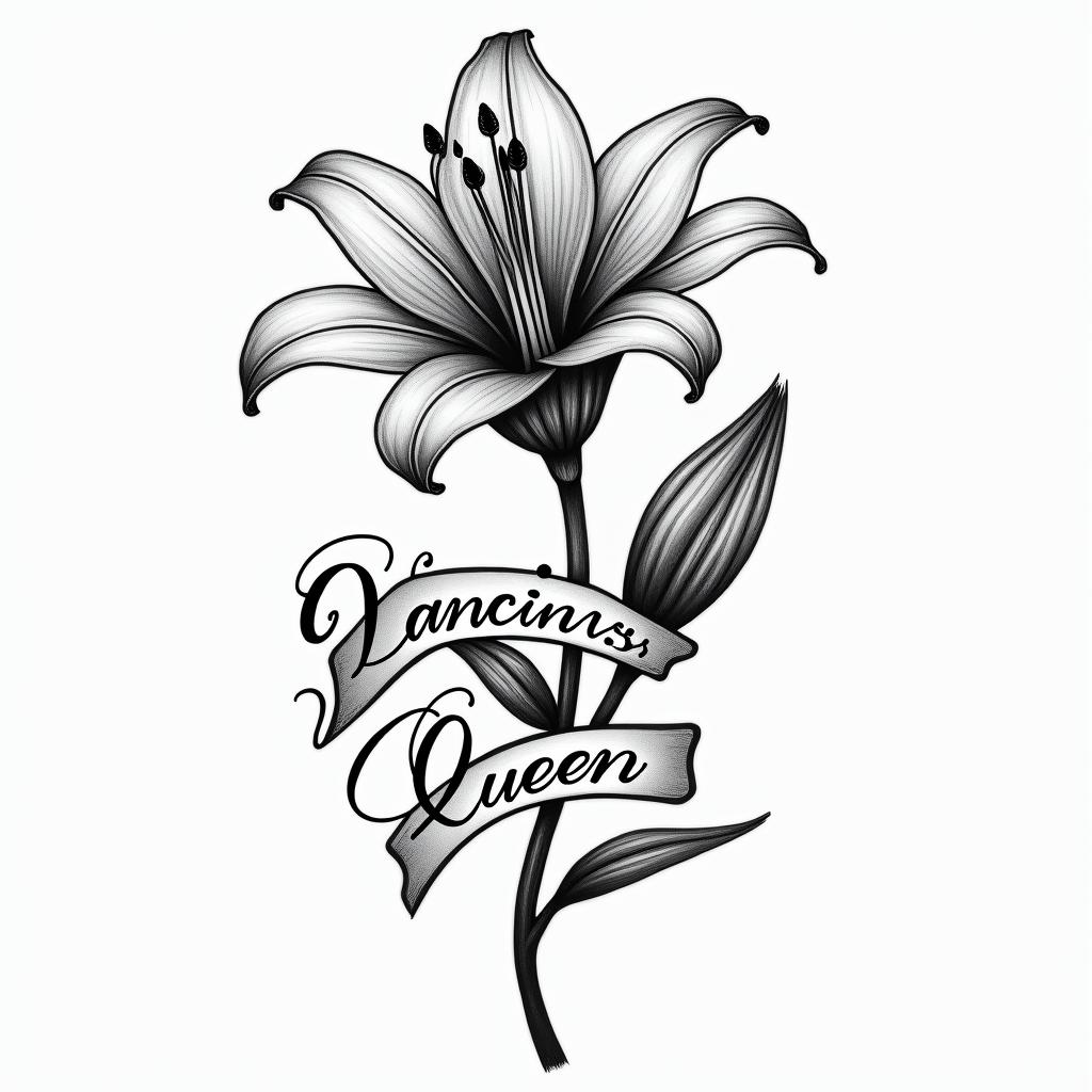 Flower tattoo design