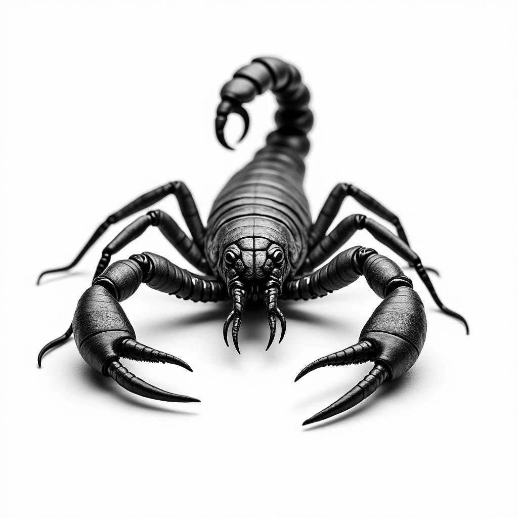 Scorpion with sharp, detailed clawshigly detailed tattoo - Variation 36