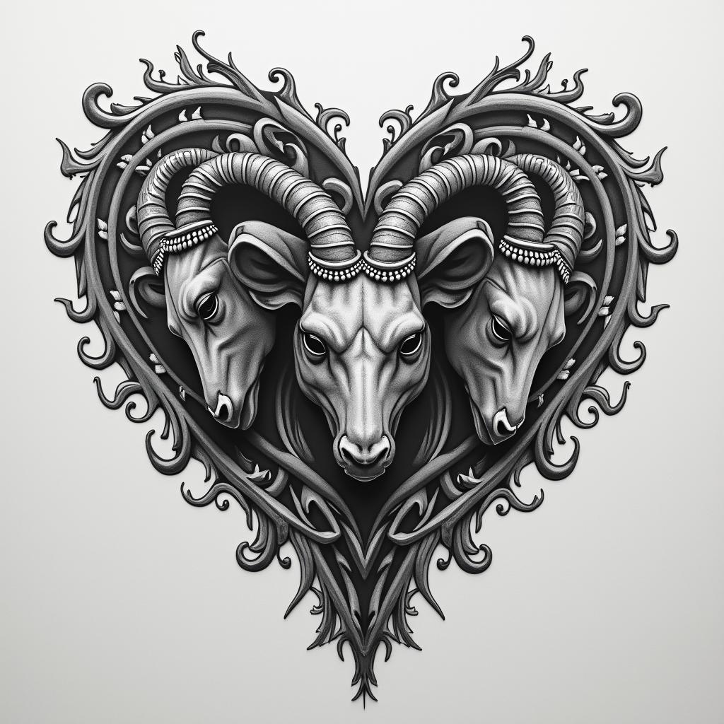 Three
Hart's with latter's RKH insidehigly detailed tattoo