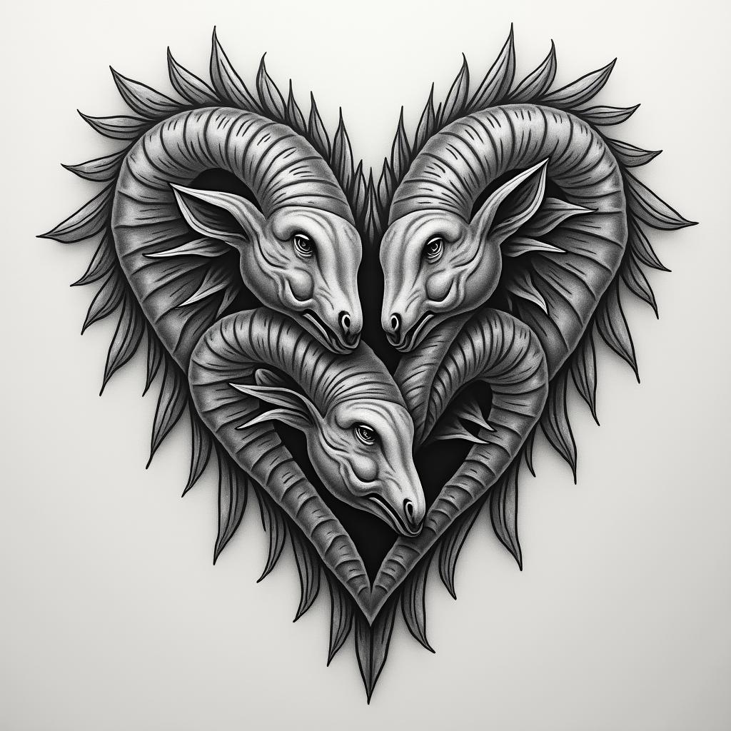 Three
Hart's with latter's RKH insidehigly detailed tattoo - Variation 2