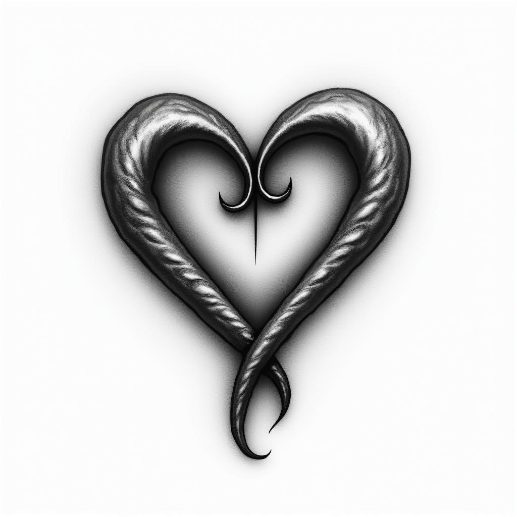 Simple 3 Hart's
with latter
inside Rhigly detailed tattoo