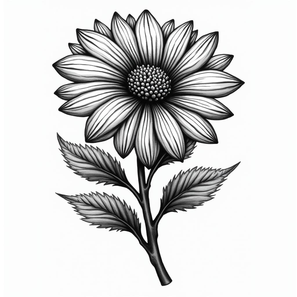 Mexican animal flowerin new school tattoo, pop culture, modern, detailed tattoo, illustrative