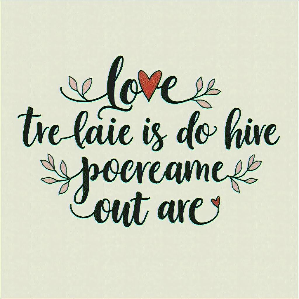 Three hearts drawn horizontally with the possibility of writing letters inside them.in elegant cursive calligraphy style 2d tattoo, decorate with roses, featuring a smooth and flowing handwritten script with slightly thickened strokes for a luxurious and bold appearance, heart symbol between names, sleek and glossy black text with shadowing, minimalist matte white background, clean and sharp edges, illuminated with soft lighting, romantic, 8k, high-quality textures with refined typography - Variation 4