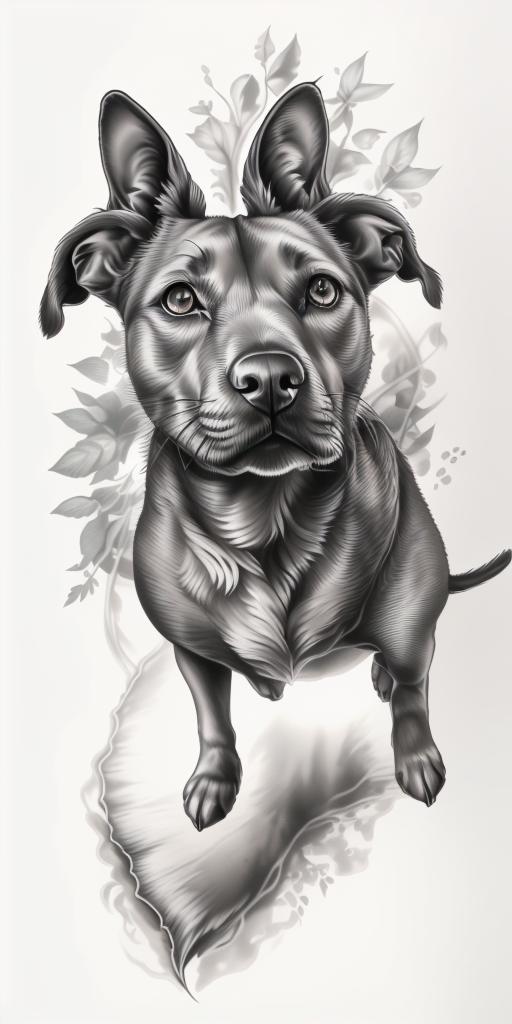 A highly detailed and lifelike composition, tattoo art, realism style, ultra-high resolution, smooth gradients and intricate textures, monochromatic black-and-gray tones, diffused soft lighting for natural depth.undefined - Variation 153