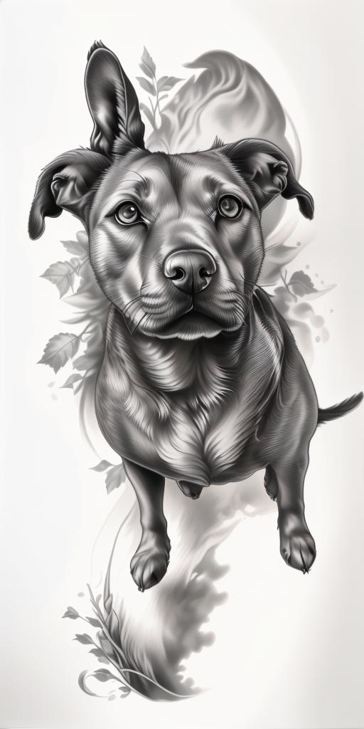 A highly detailed and lifelike composition, tattoo art, realism style, ultra-high resolution, smooth gradients and intricate textures, monochromatic black-and-gray tones, diffused soft lighting for natural depth.undefined - Variation 152