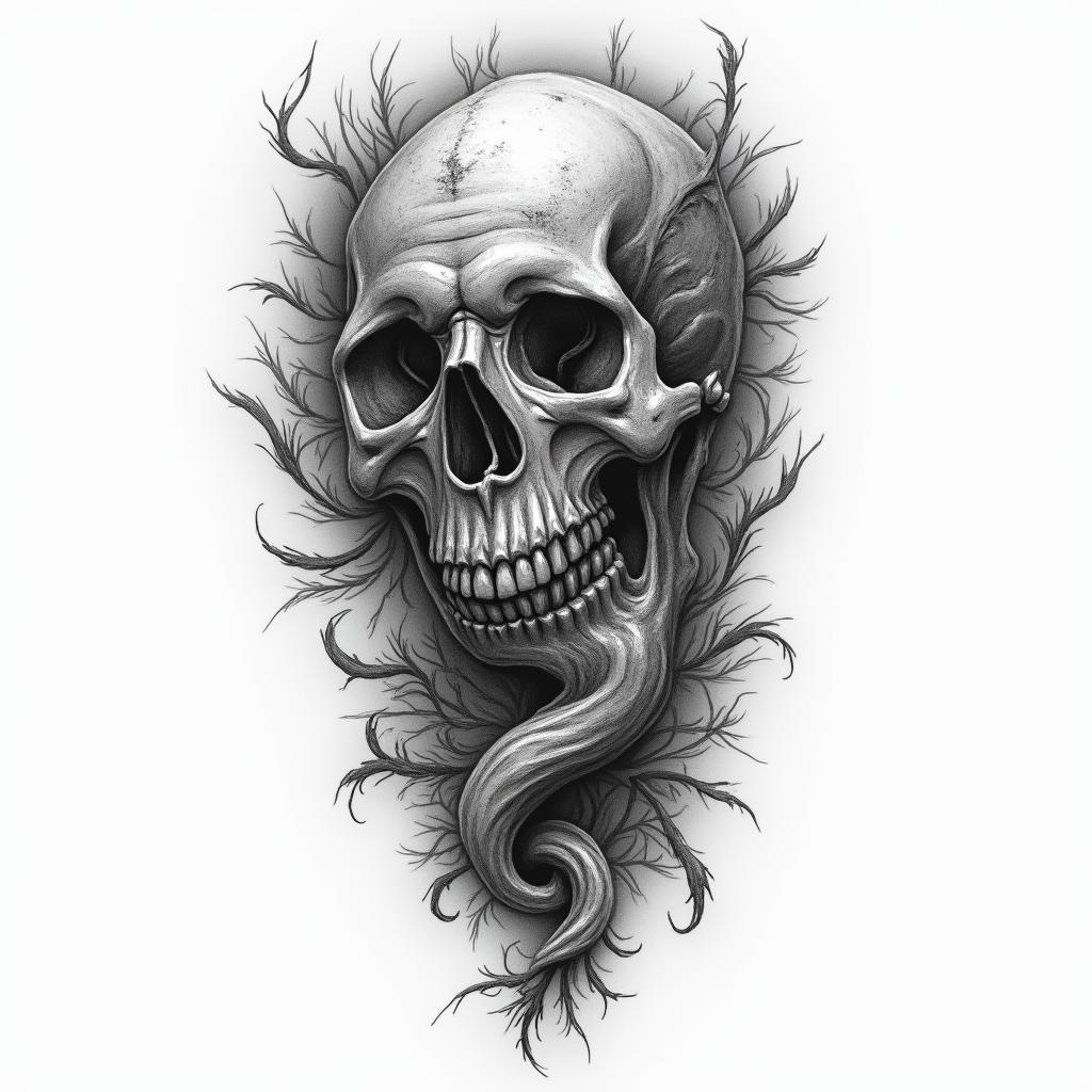 Obsoletehigly detailed tattoo - Variation 4