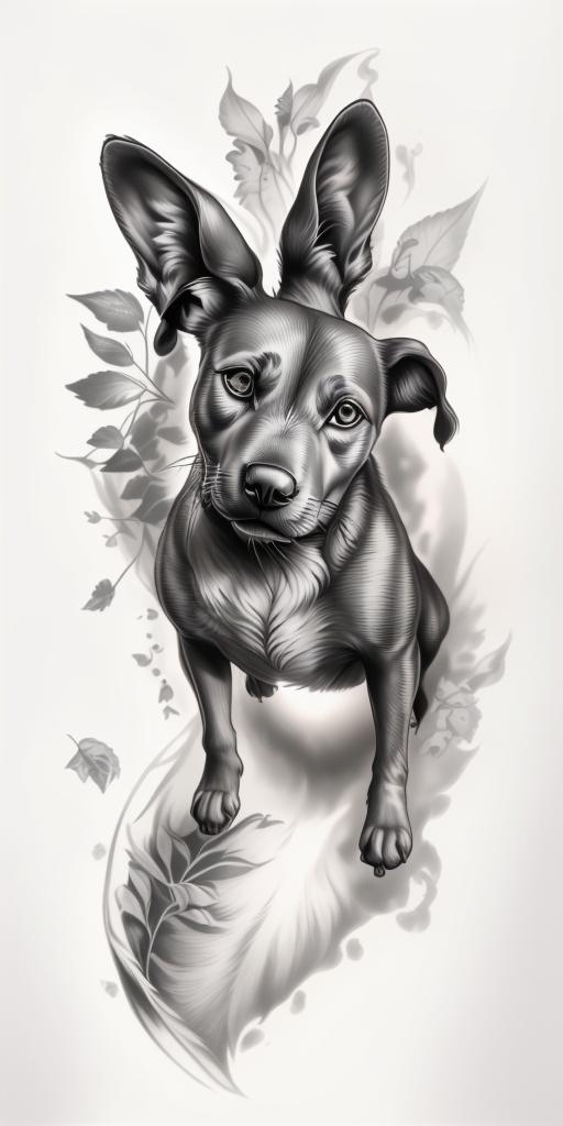 A highly detailed and lifelike composition, tattoo art, realism style, ultra-high resolution, smooth gradients and intricate textures, monochromatic black-and-gray tones, diffused soft lighting for natural depth.undefined - Variation 149