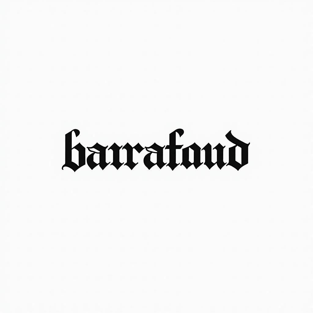 Dminimalist text-based tattoo, Monospace font ultra-realistic, perfectly placed, high-quality font design, photo-realistic shading, 8k, high quality, finely detailed typograph - Variation 3