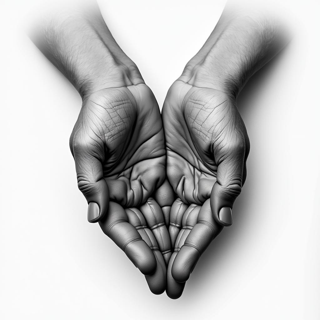 Tattoo to dedicate to parents with their fingerprintshigly detailed tattoo - Variation 3