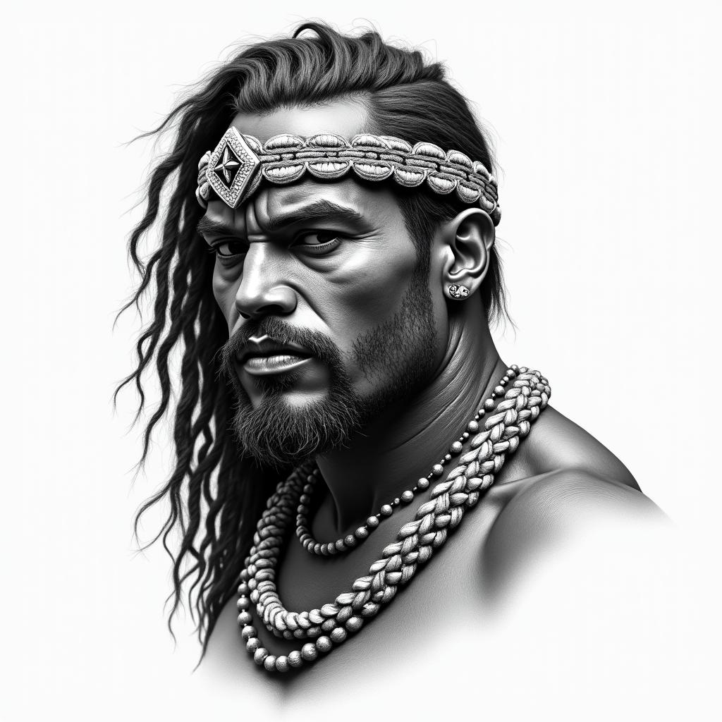 Samoan tribalin realism tattoo style, featuring a highly detailed, lifelike, capturing every detail, photorealistic, ultra realistic, intricate shading, smooth and sharp, - Variation 4