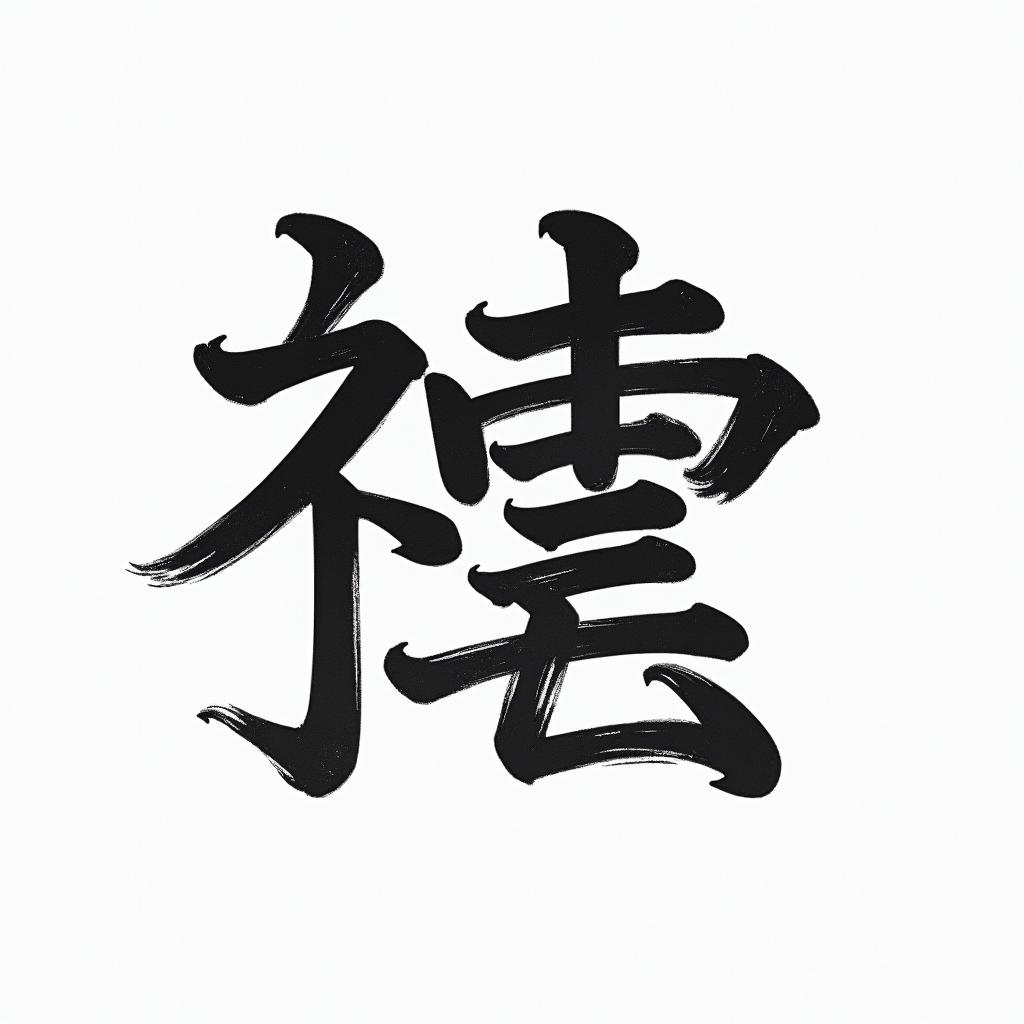 Roantext-based tattoo, japanese font ultra-realistic, perfectly placed, high-quality font design, photo-realistic shading, 8k, high quality, finely detailed typograph