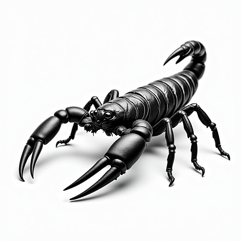 Scorpion with sharp, detailed clawshigly detailed tattoo - Variation 31
