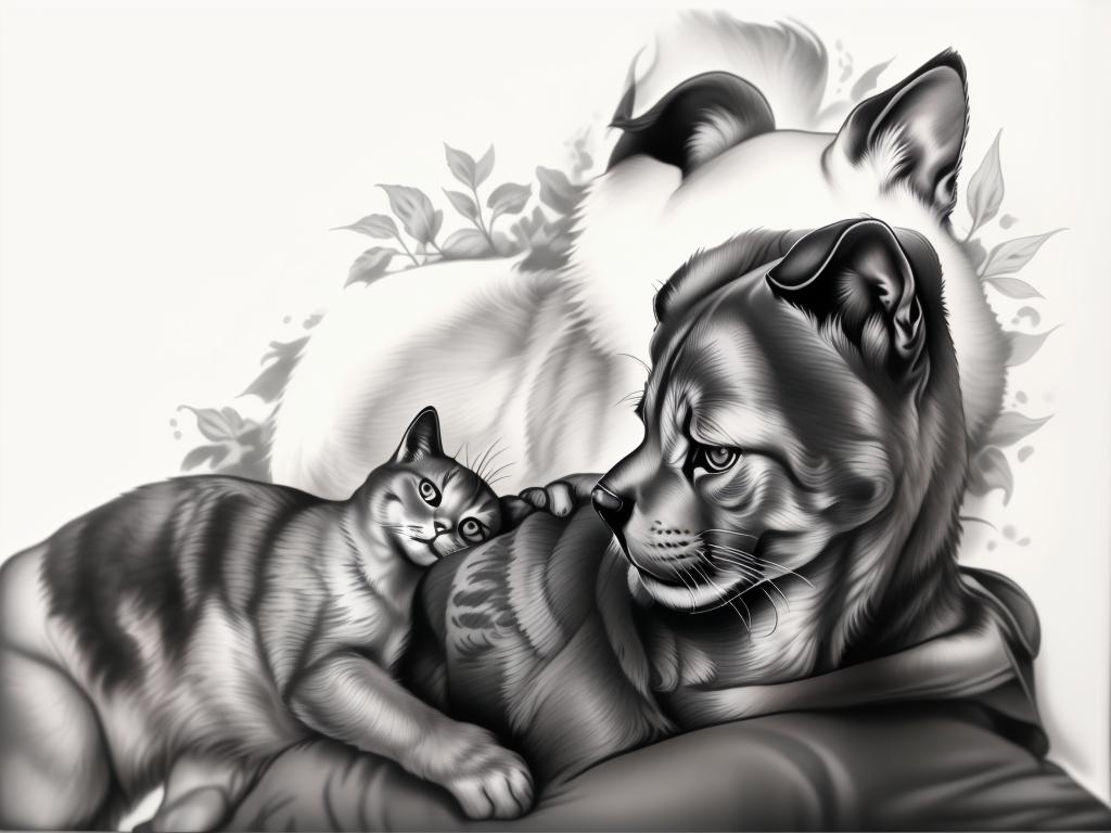 A highly detailed and lifelike composition, tattoo art, realism style, ultra-high resolution, smooth gradients and intricate textures, monochromatic black-and-gray tones, diffused soft lighting for natural depth.undefined - Variation 119