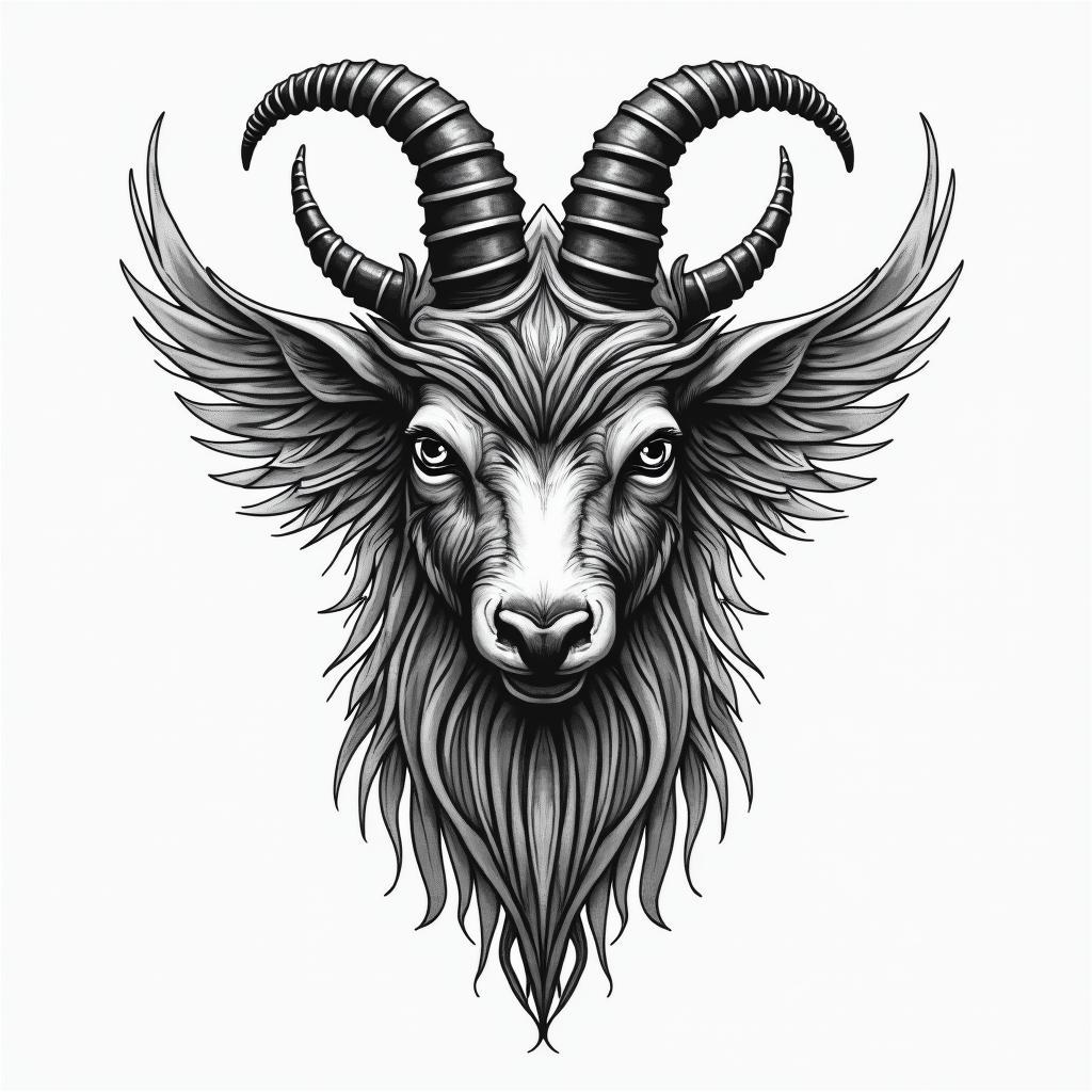 Felipe, Capricorn, Brooklyn NYhigly detailed tattoo - Variation 2
