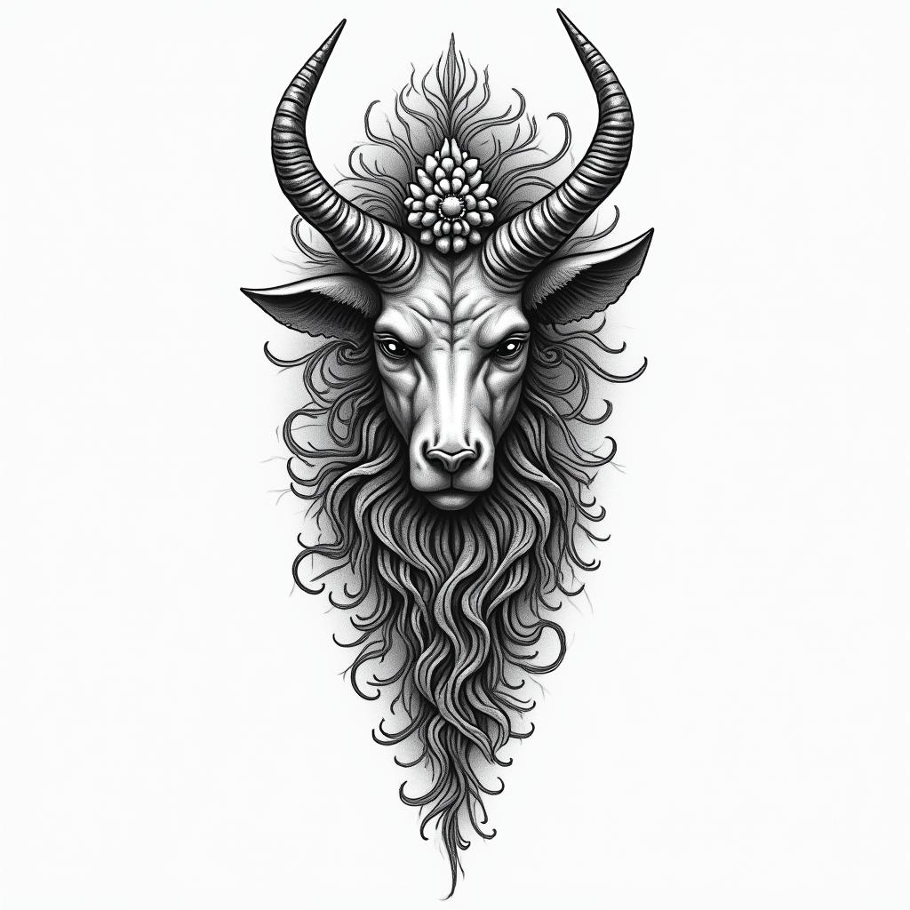 Felipe, Capricorn, Brooklyn NYhigly detailed tattoo - Variation 4
