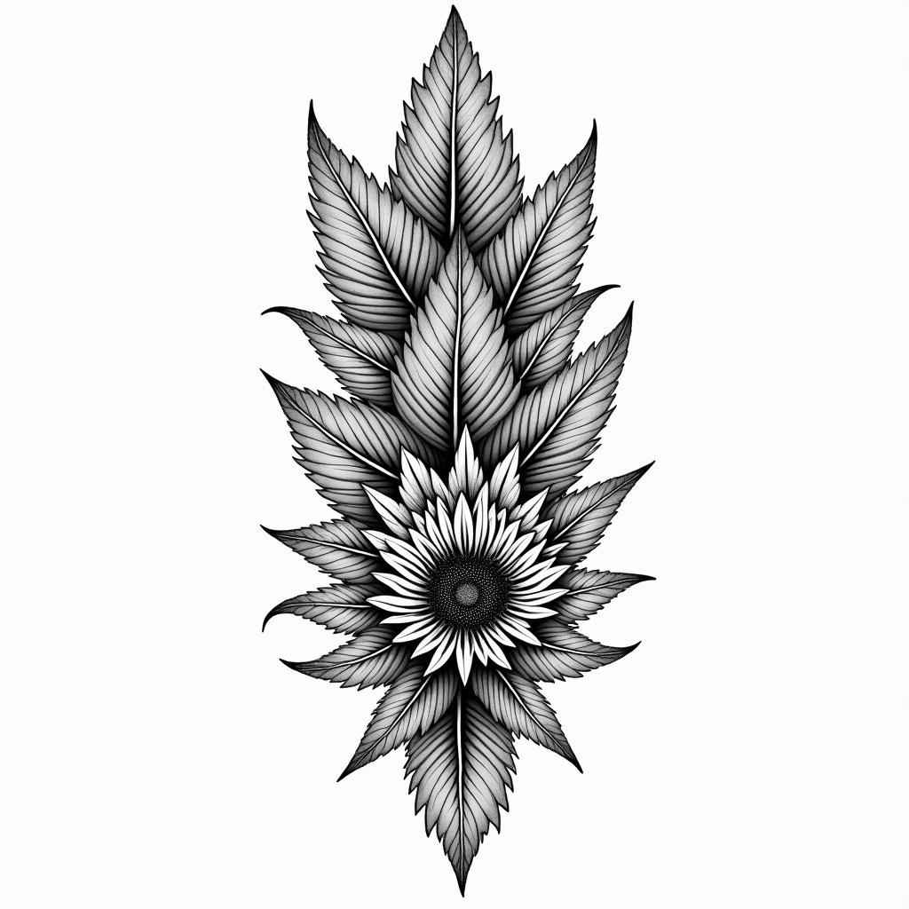 Fern tattoo design