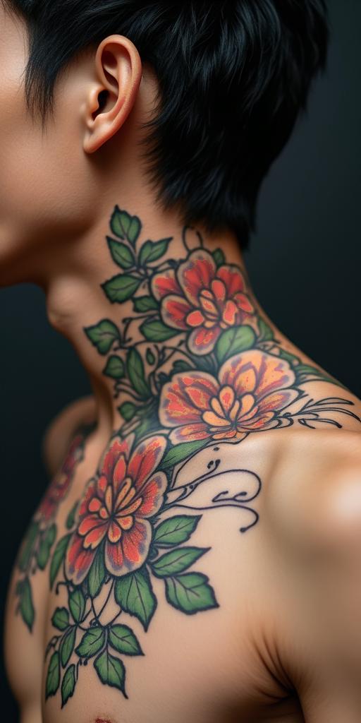 Pop arttext-based tattoo, japanese font ultra-realistic, perfectly placed, high-quality font design, photo-realistic shading, 8k, high quality, finely detailed typograph - Variation 6