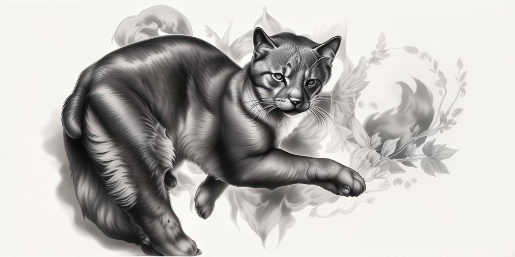 A highly detailed and lifelike composition, tattoo art, realism style, ultra-high resolution, smooth gradients and intricate textures, monochromatic black-and-gray tones, diffused soft lighting for natural depth.undefined - Variation 99