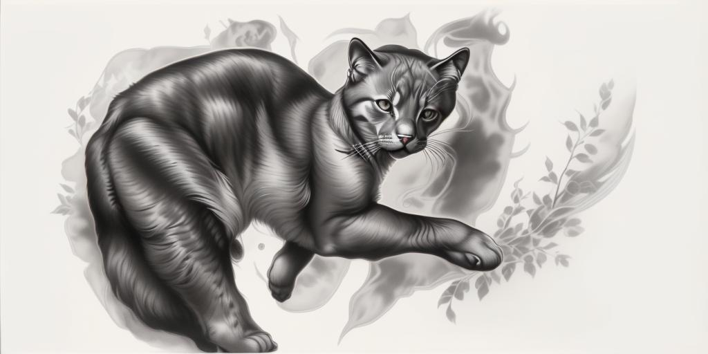 A highly detailed and lifelike composition, tattoo art, realism style, ultra-high resolution, smooth gradients and intricate textures, monochromatic black-and-gray tones, diffused soft lighting for natural depth.undefined - Variation 96