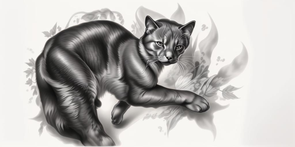 A highly detailed and lifelike composition, tattoo art, realism style, ultra-high resolution, smooth gradients and intricate textures, monochromatic black-and-gray tones, diffused soft lighting for natural depth.undefined - Variation 97