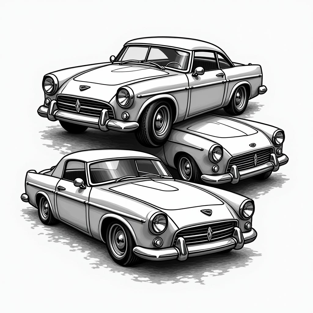 Mechanic tools carsin authentic tattoo style, incorporating traditional modifications, bold black outlines, solid color fills, featuring classic authentic elements - Variation 2