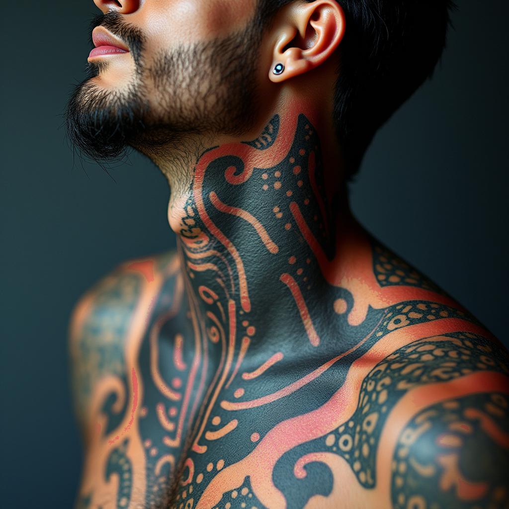 Venom marvel comic herohigly detailed tattoo - Variation 3