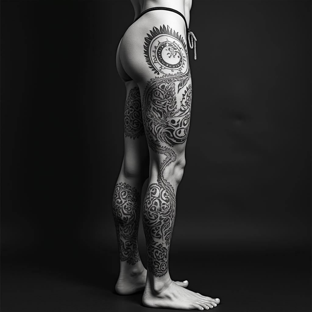Maori tattoo design